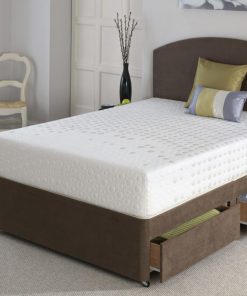 Suede divan base