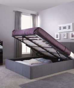 Ascot fabric gas lift storage bed
