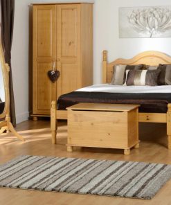 Seconique Sol Antique pine bed frame