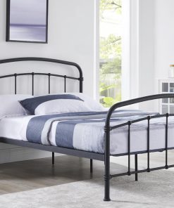 Halston industrial style Bed