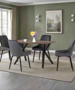 Athens rect &avery dining set +4 chairs