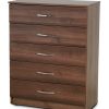 5 drawers fully assembled