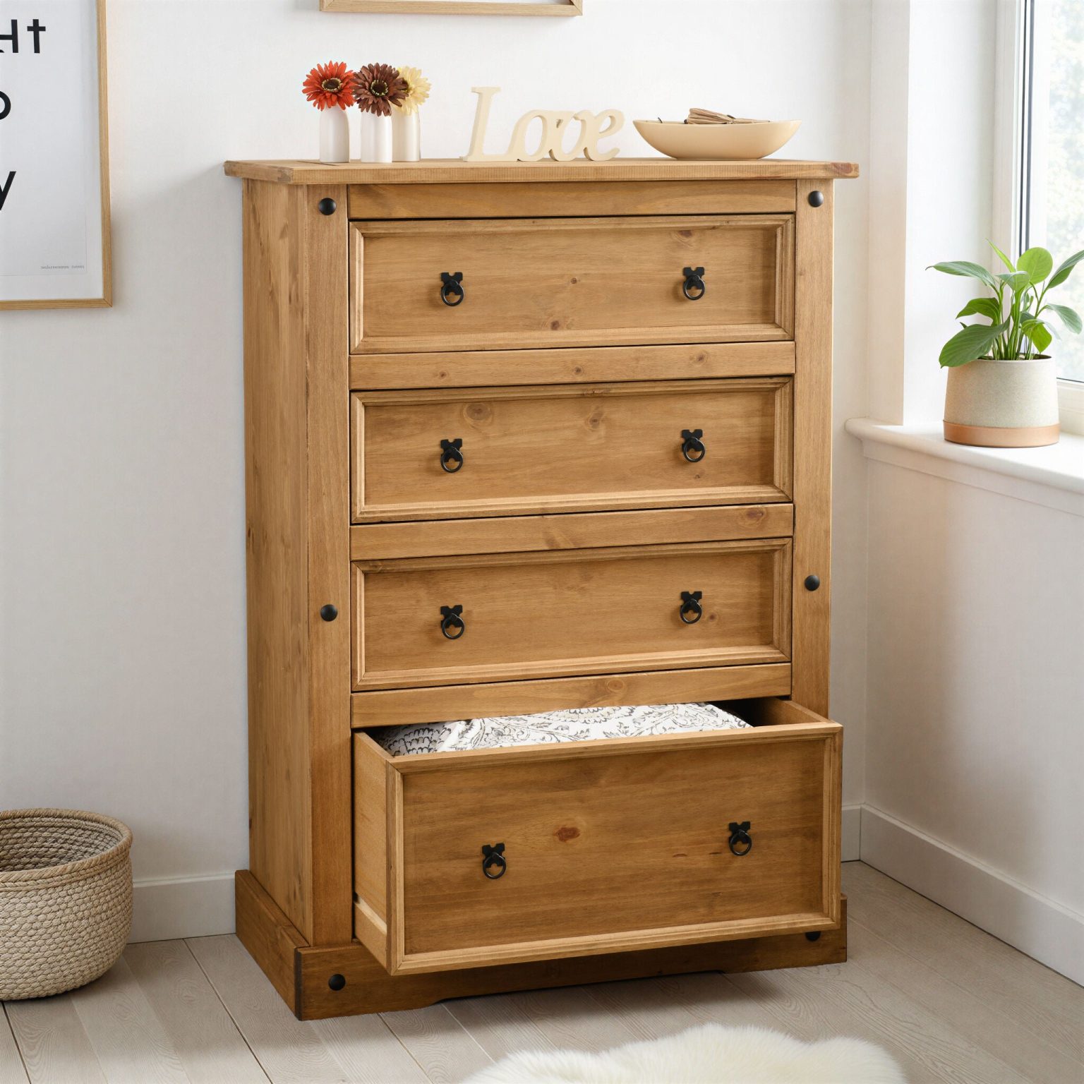 corona 4 drawer chest