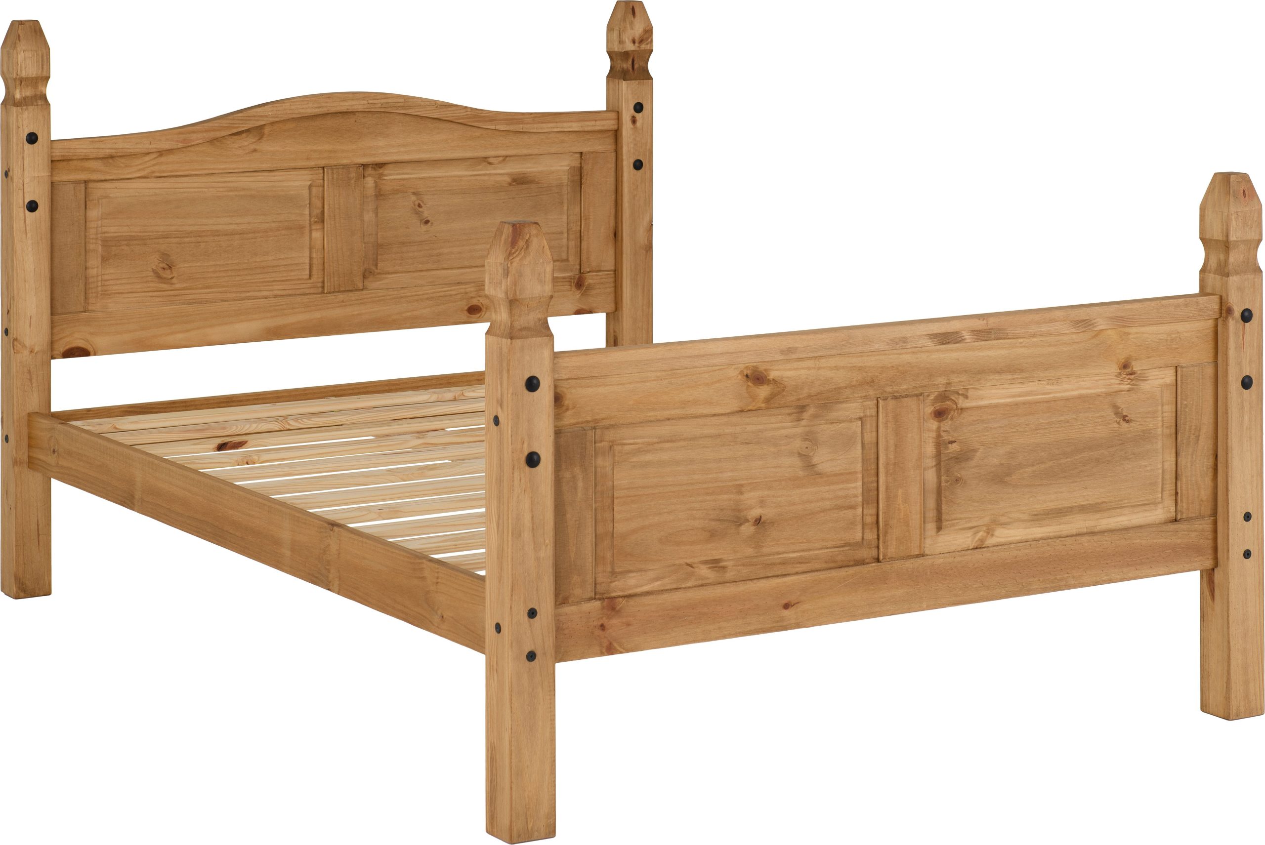 Corona 5ft high end pine bed frame - Image 2