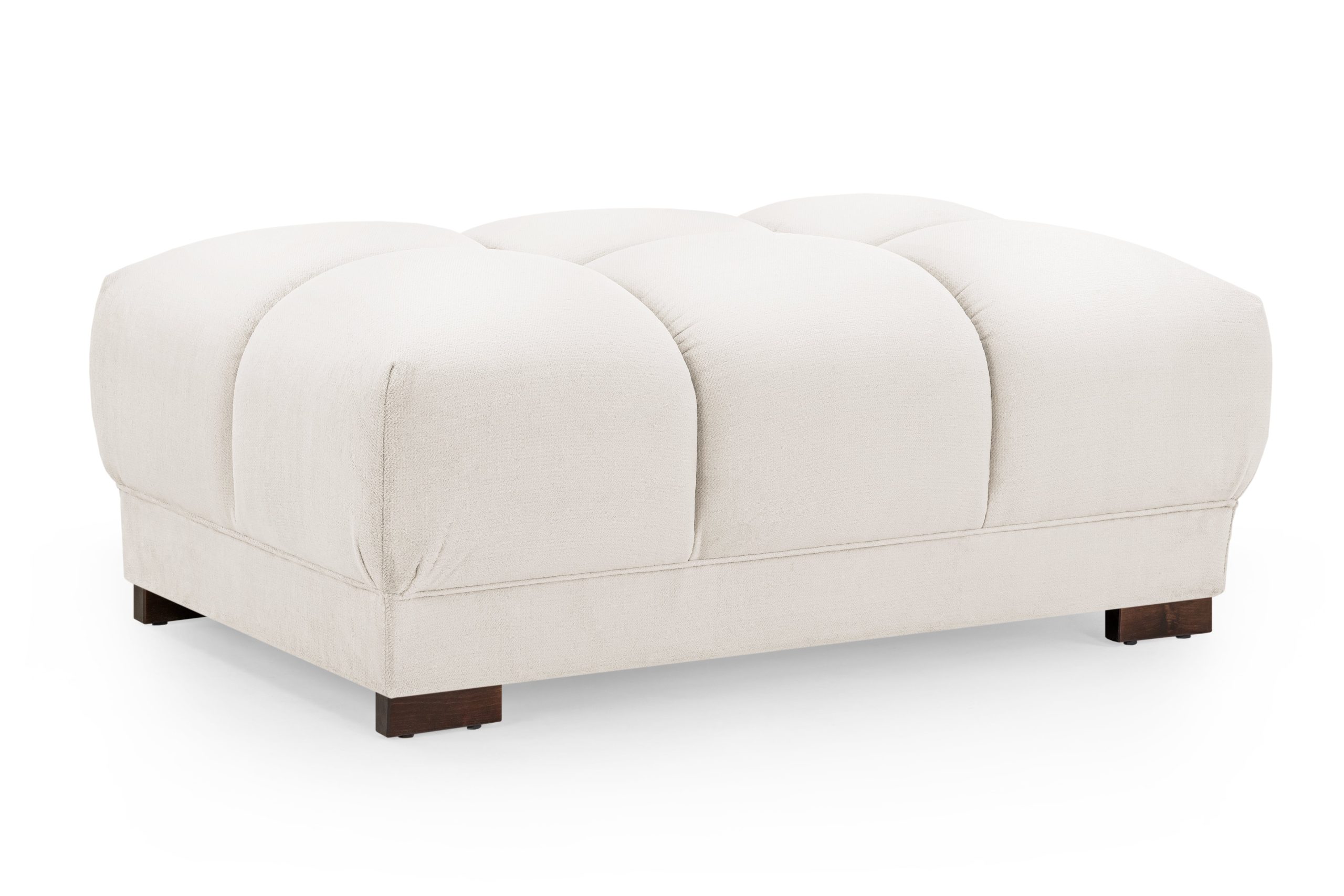 Azzuro Sofa Cream Footstool - Image 2