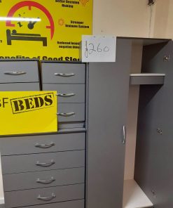 Wardrobe, Chest, Two Bedside Drawers